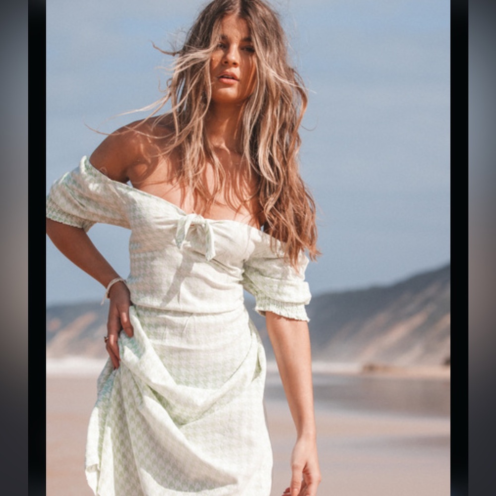 Roxy Summertime Feeling Smocked Dress
